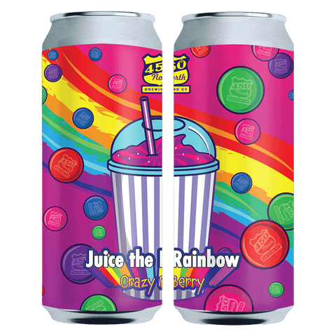 450 North SLUSHY XL Juice the Rainbow Crazy Berry 4-pack
