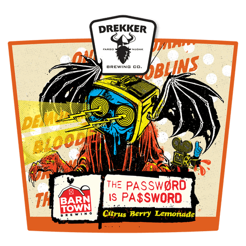 Drekker THE PASSWØRD IS PA$$WORD 4-pack