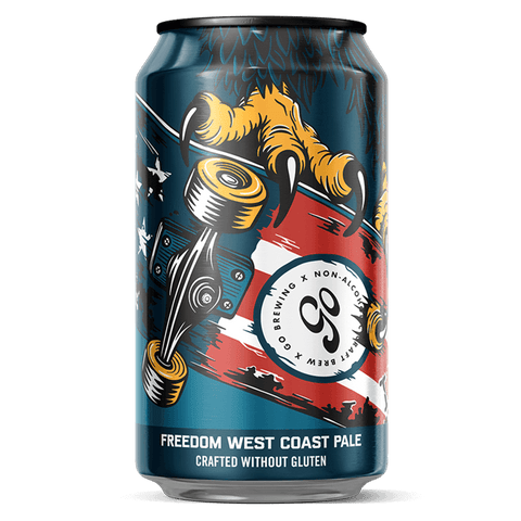 Go Brewing Non-Alcoholic Freedom Cali Pale Ale