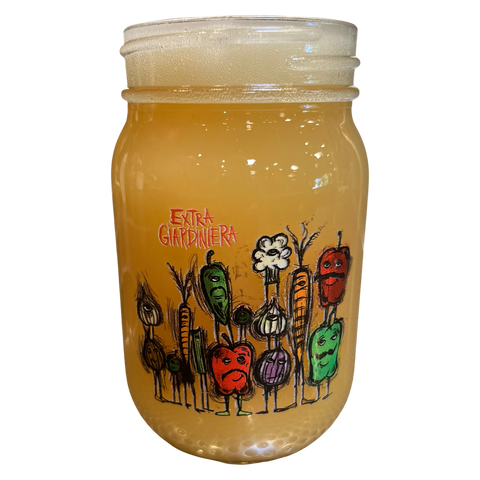 Hop Butcher Extra Giardiniera 16oz Mason Jar Glass