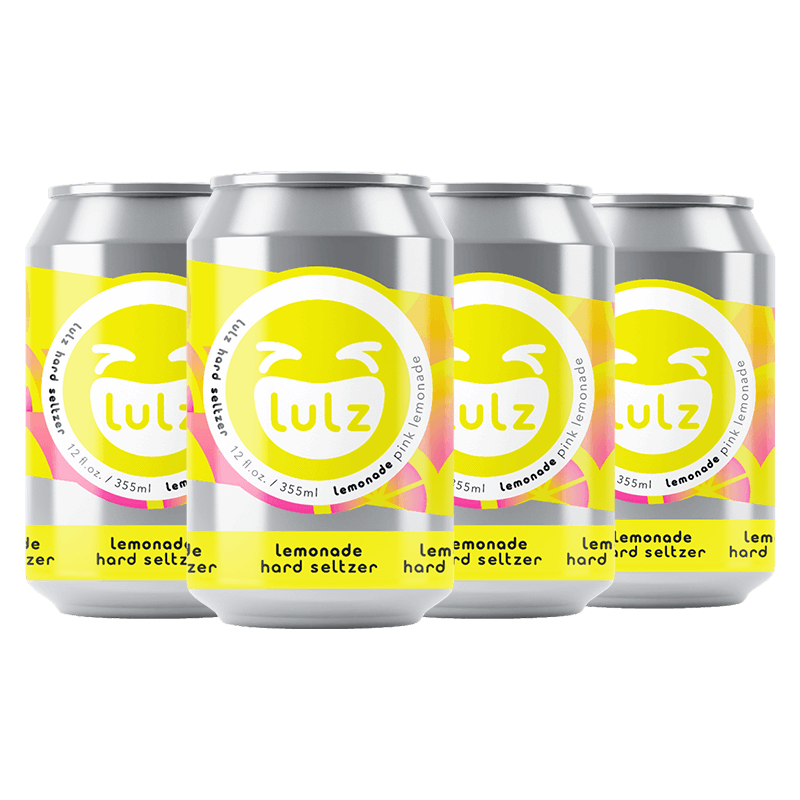 LULZ Hard Seltzer Pink Lemonade The Open Bottle