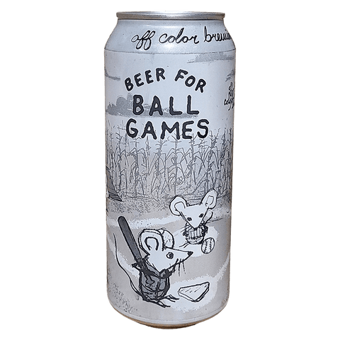 Off Color Beer for Ball Games