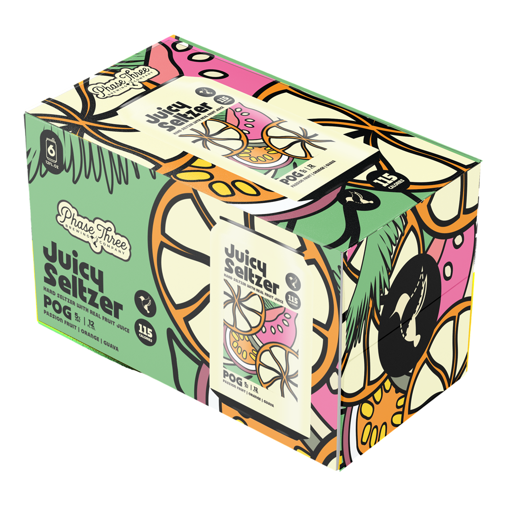 Phase Three Juicy Seltzer: POG – The Open Bottle