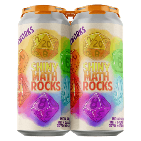 Pipeworks Shiny Math Rocks 4-pack
