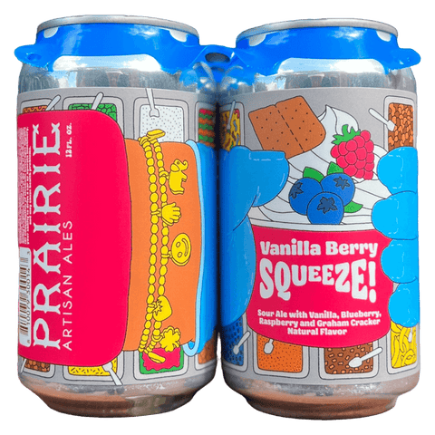 Prairie Vanilla Berry Squeeze 4-pack