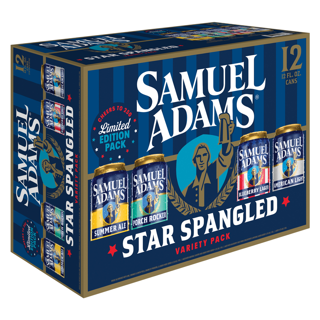 Samuel Adams Star Spangled Summer Variety 12-pack – The Open Bottle Samuel Adams Star Spangled Summer Variety 12-pack – The Open Bottle