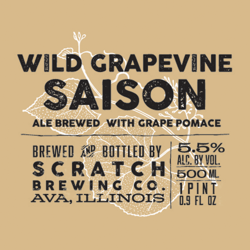Scratch Wild Grapevine Saison 500ml The Open Bottle