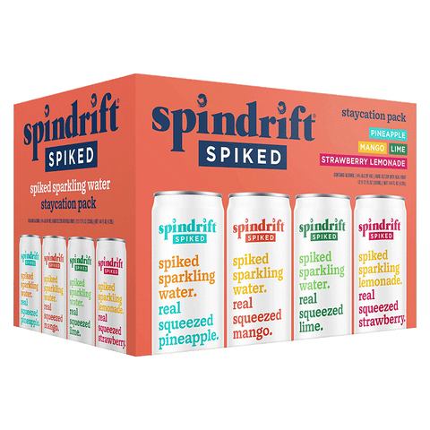 Spindrift Spiked Staycation Sparkling Water 12-pack