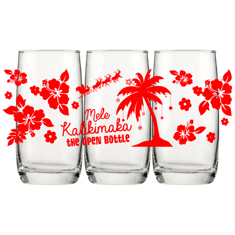 TOB Mele Kalikimaka 17oz Glass