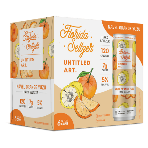 Untitled Art Florida Seltzer Navel Orange Yuzu 6-pack