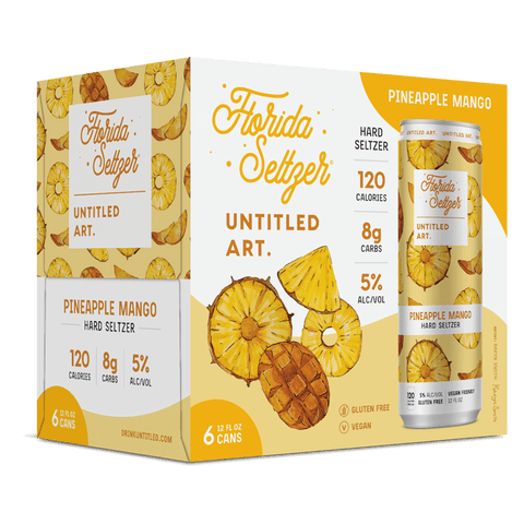 Untitled Art Florida Seltzer Pineapple Mango