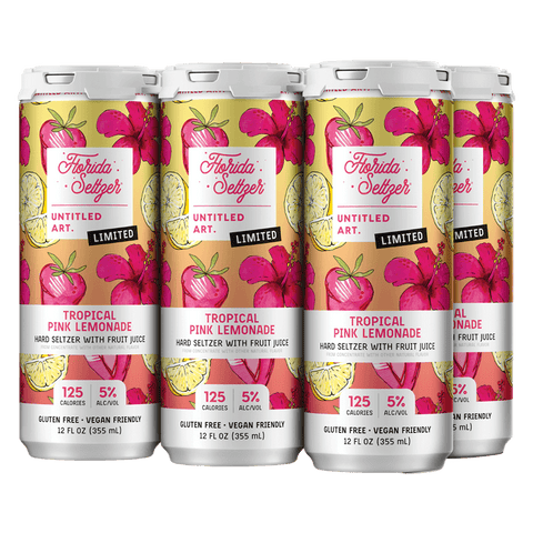 Untitled Art Florida Seltzer Tropical Pink Lemonade