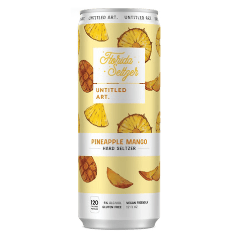 Untitled Art Florida Seltzer Pineapple Mango