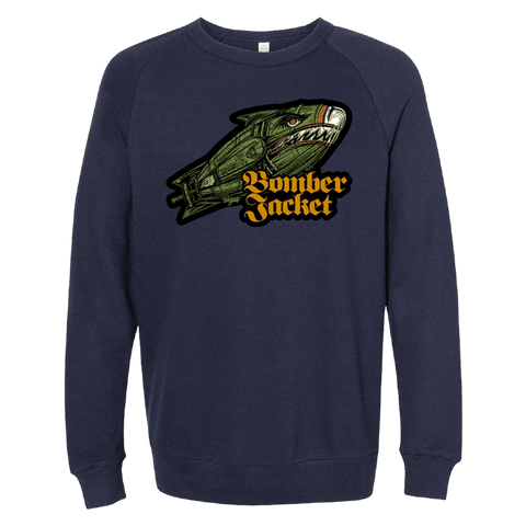 Bomber Jacket Pullover Sweater