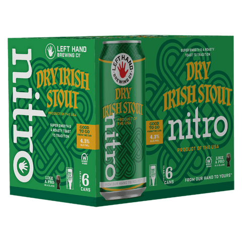 Left Hand Dry Irish Stout Nitro 6-pack