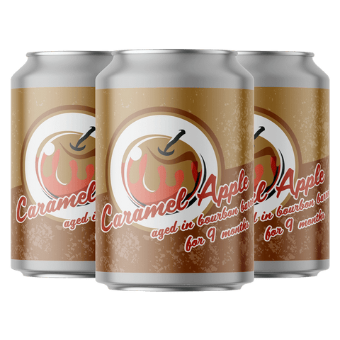 Misbeehavin Meads Barrel Aged Caramel Apple Cider 4-pack