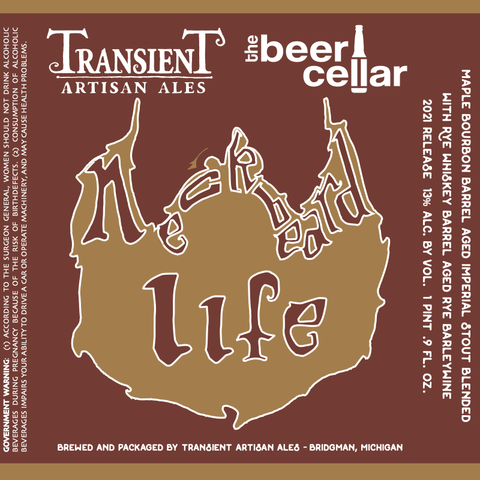 Transient Artisan Ales 2021 Neckbeard Life 500ml