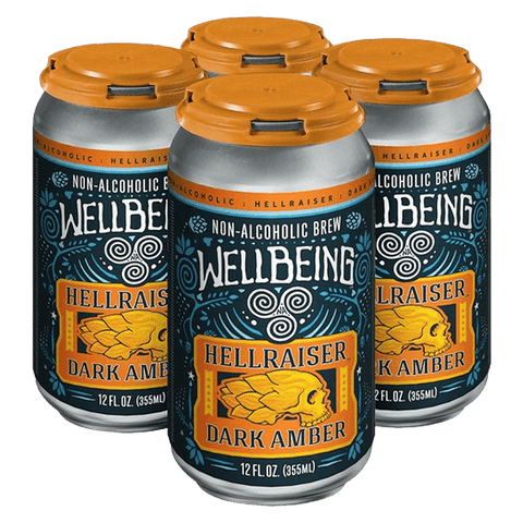 WellBeing Non-Alcoholic Hellraiser Dark Amber 4-pack