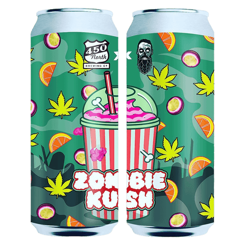 450 North & Beer Zombies Zombie Kush SLUSHY XL 4-pack