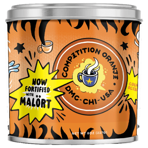 Dark Matter Malort Fortified Competition Orange 8oz Tin