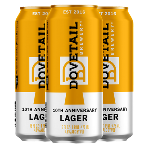 Dovetail 10th Anniversary Lager