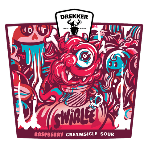 Drekker Swirlee - Raspberry Creamsicle