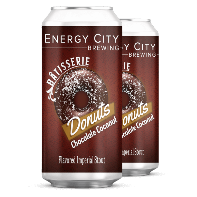 Energy City Batisserie Donuts Chocolate Coconut Stout - The Open Bottle