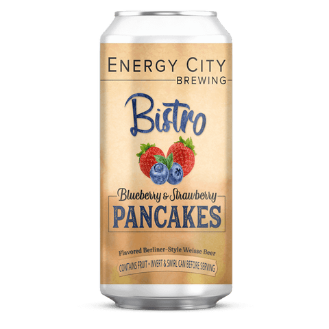 Energy City Bistro Blueberry & Strawberry Pancakes