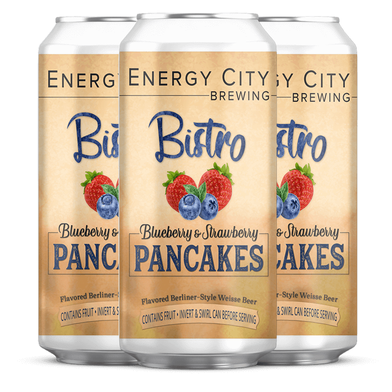 Energy City Bistro Blueberry & Strawberry Pancakes - The Open Bottle