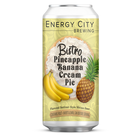 Energy City Bistro Pineapple Banana Cream Pie