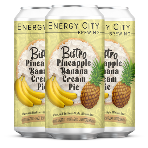 Energy City Bistro Pineapple Banana Cream Pie