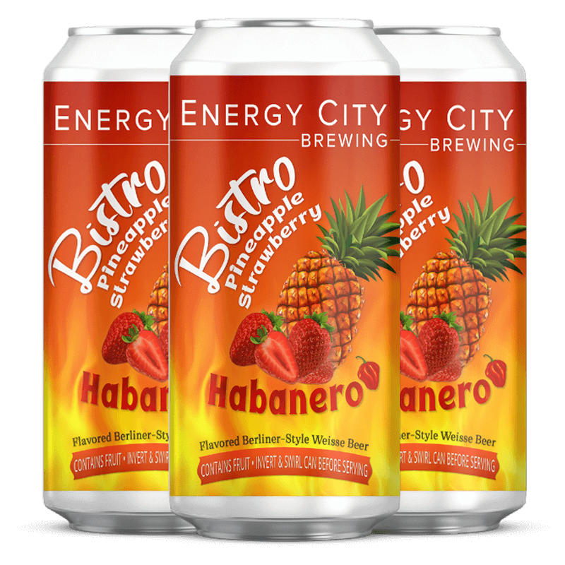 Energy City Bistro Pineapple Strawberry Habanero - The Open Bottle