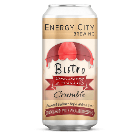 Energy City Bistro Strawberry & Rhubarb Crumble