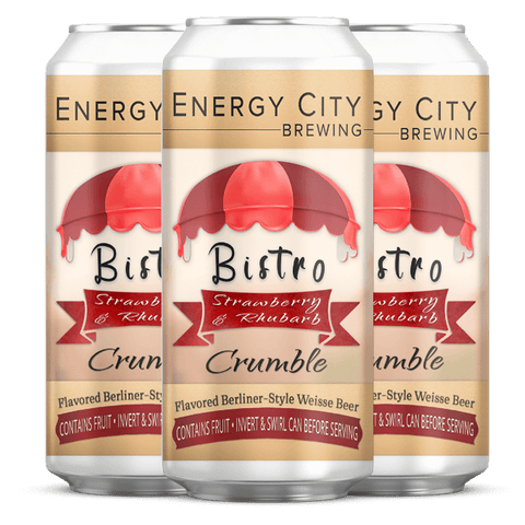 Energy City Bistro Strawberry & Rhubarb Crumble