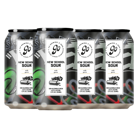 Go Brewing Non-Alcoholic New School Sour: Guava 6-pack