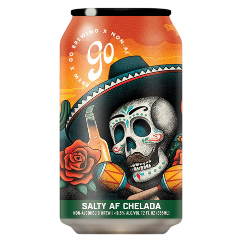 Go Brewing Non-Alcoholic Salty AF Chelada