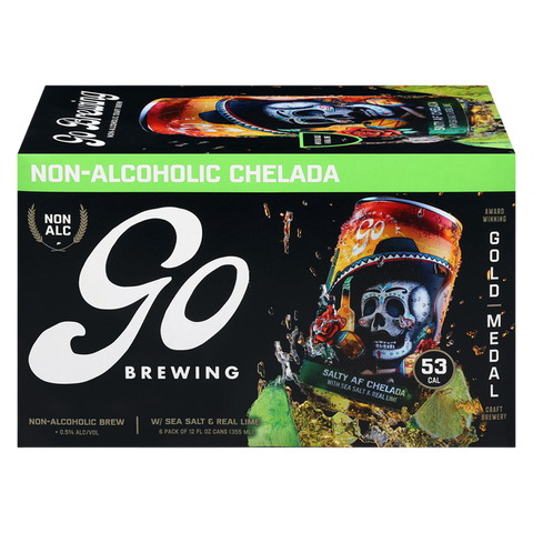 Go Brewing Non-Alcoholic Salty AF Chelada