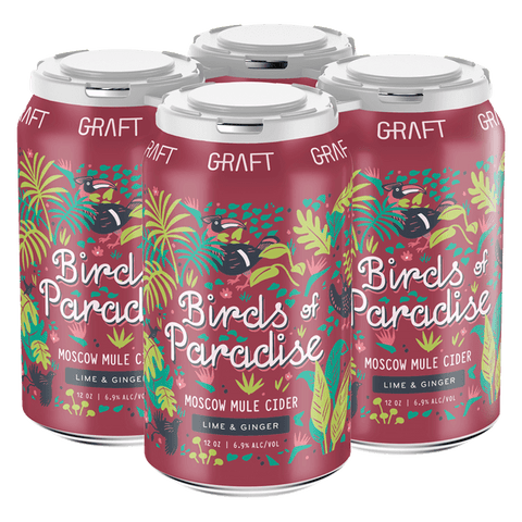 Graft Cider Birds of Paradise 4-pack