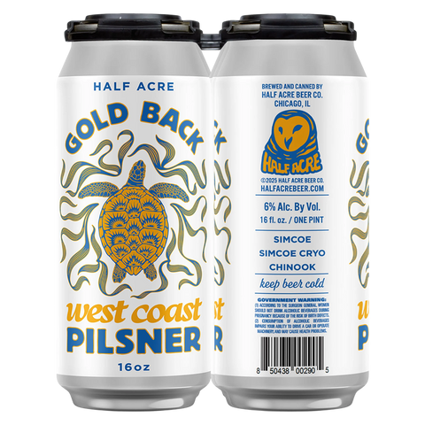 Half Acre Gold Back
