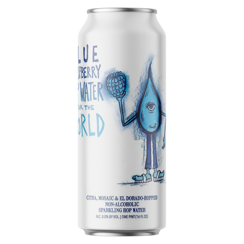 Hop Butcher Blue Raspberry Hop Water for the World