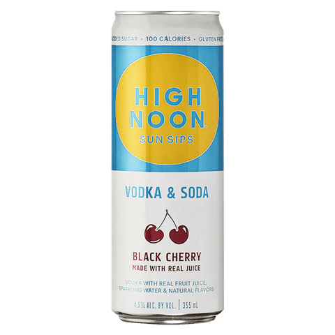 High Noon Vodka Black Cherry 12oz