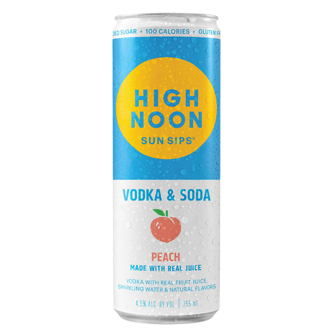 High Noon Vodka Peach 12oz