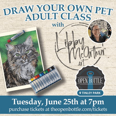 Draw Your Own Pet Adult Class Tickets