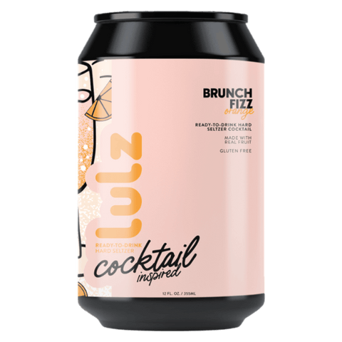 LULZ Ready to Drink Brunch Fizz: Orange Cocktail-Inspired Hard Seltzer