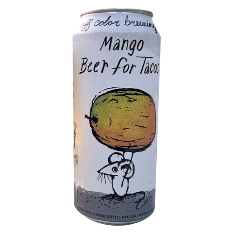 Off Color Mango Beer for Tacos