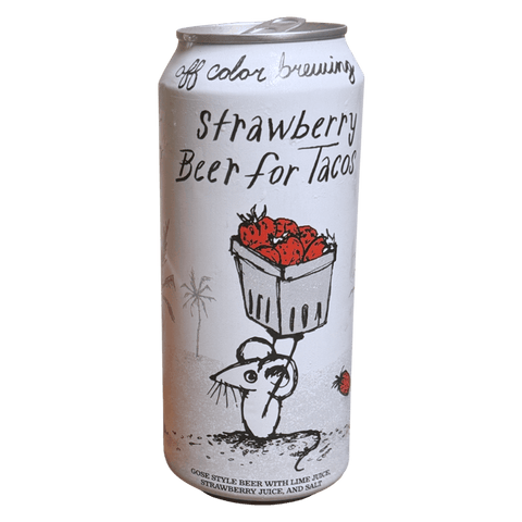 Off Color Strawberry Beer for Tacos