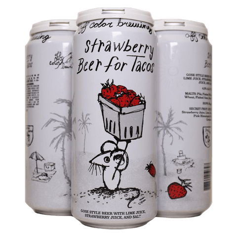 Off Color Strawberry Beer for Tacos
