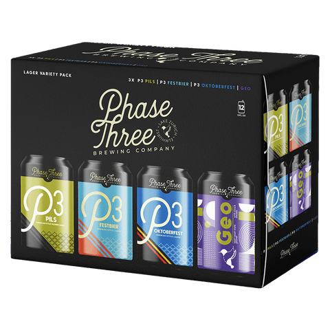 Phase Three Lager Variety 12-pack