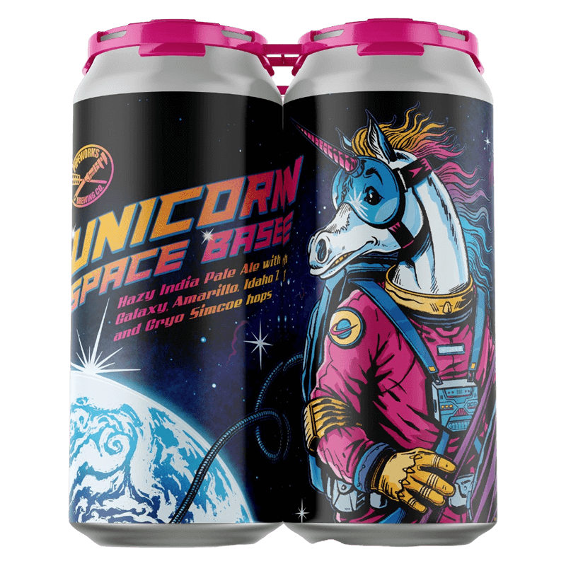 Pipeworks Unicorn Space Base - The Open Bottle