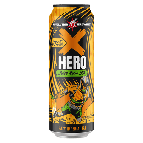 Revolution X-Hero Juicy Rush IPA 19.2oz